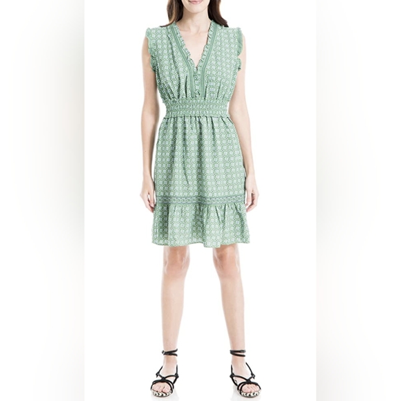 MaxStudio Xs Midi Ruffle Dress - Picture 2 of 11